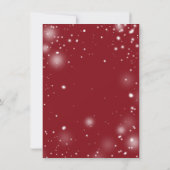 Nourriture appétissante Invitation de Noël (Dos)