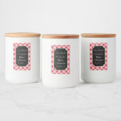 Nourriture Jar Noël Canne Étiquette Stickers Cadea (Bouteilles)