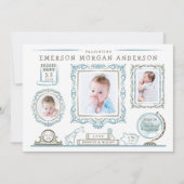 Nourriture murale Faire-part de naissance bébé (Devant)