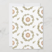 Nourriture Neutral Boho | Invitation Baby shower (Dos)