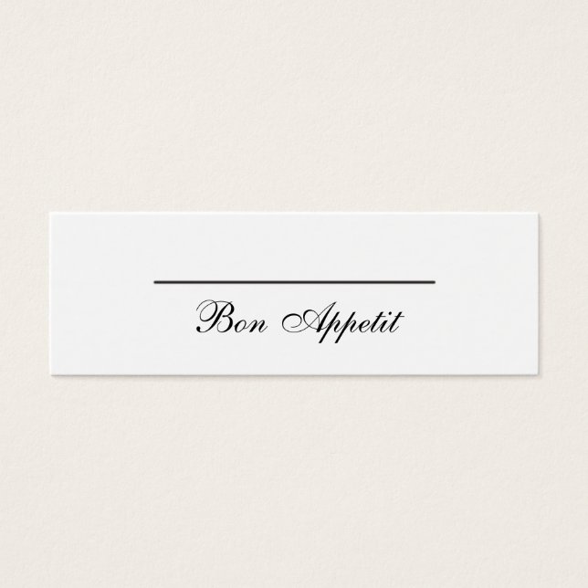 Nourriture plate ou table Plaque Cartes Bon Appeti (Devant)