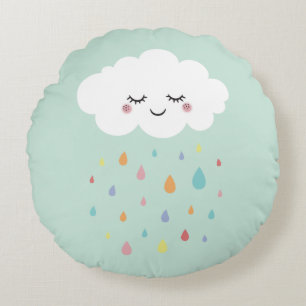 Nourriture pour bébé Coussin ronde à l'arc-en-ciel