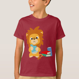 Nourriture pour le T-shirt Enfants Lion Cartoon Pe