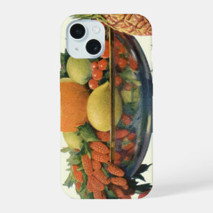 Nourriture vintage, fruits assortis dans un bol