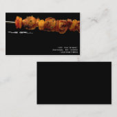 Nourritures grillées - carte de restauration (Devant / Derrière)