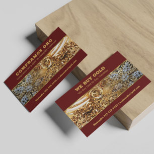 Nous achetons Gold Carte de visite 2