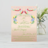 Nous aimerions vous invitation faire-part de maria (Debout devant)