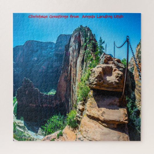 Nous aimons Angels Landing Utah Puzzle (Vertical)
