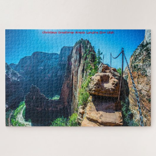 Nous aimons Angels Landing Utah Puzzle (Horizontal)