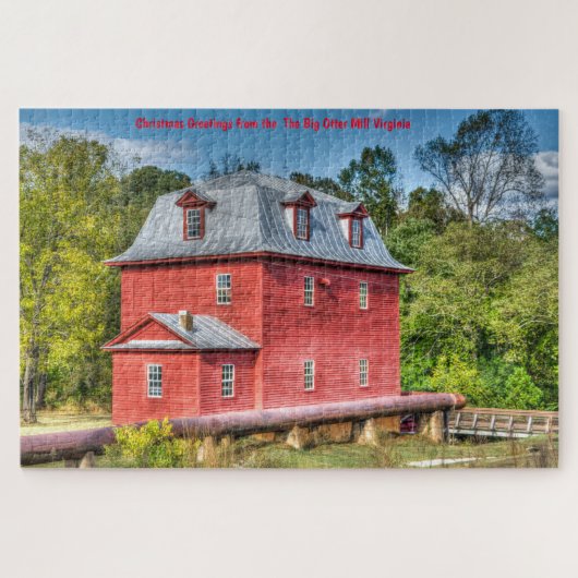Nous aimons Big Otter Mill Virginia Jigsaw Puzzle (Horizontal)