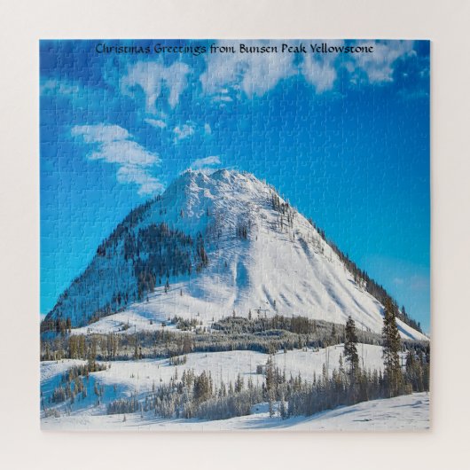 Nous aimons Bunsen Peak Yellowstone. Puzzle (Vertical)