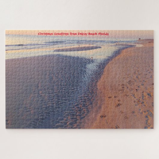 Nous aimons Delray Beach Floride Puzzle (Horizontal)