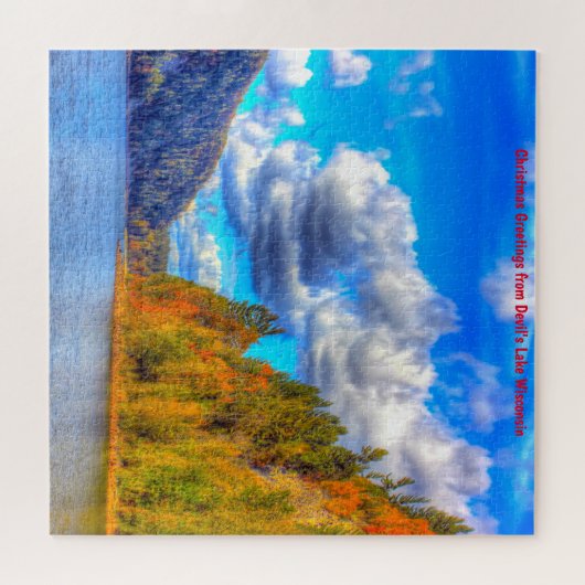 Nous aimons Devils Lake Wisconsin. Jigsaw Puzzle (Horizontal)