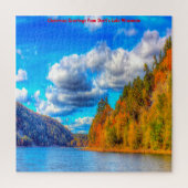 Nous aimons Devils Lake Wisconsin. Jigsaw Puzzle (Vertical)