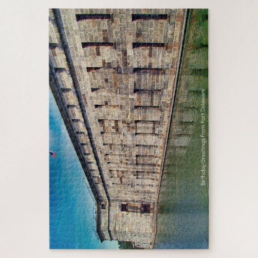 Nous Aimons Fort Delaware Jigsaw Puzzle (Vertical)