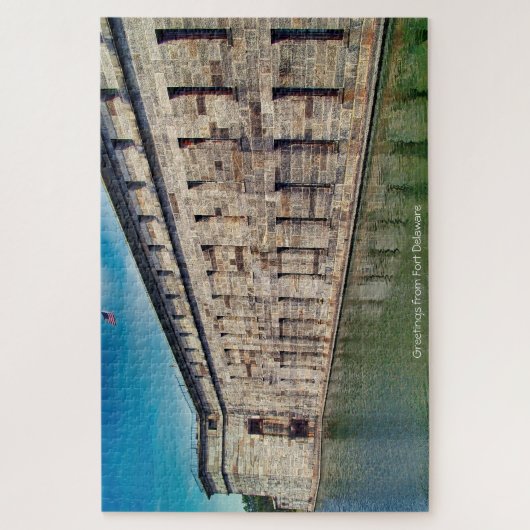 Nous Aimons Fort Delaware Jigsaw Puzzle (Vertical)