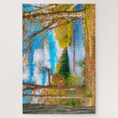 Nous aimons Jump River Wisconsin. Jigsaw Puzzle (Vertical)
