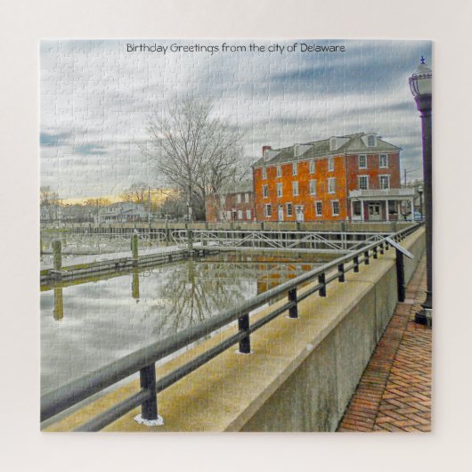 Nous aimons la ville de Delaware Jigsaw Puzzle (Vertical)