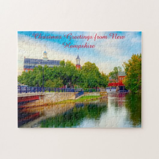 Nous aimons Laconia New Hampshire Jigsaw Puzzle (Horizontal)