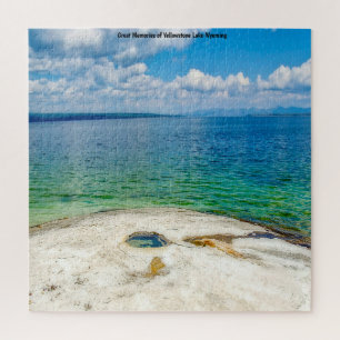 Nous aimons le lac Yellowstone Wyoming. Puzzle