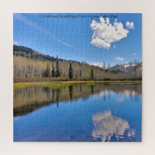 Nous aimons le puzzle d'Alpine Lake Utah (Vertical)