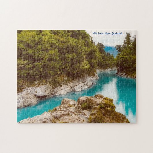 Nous aimons le puzzle de Nouvelle-Zélande (Horizontal)