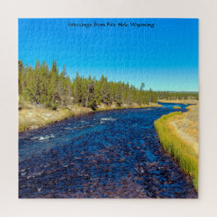 Nous Aimons Le Trou De Feu Wyoming. Jigsaw Puzzle