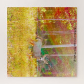 Nous Aimons Le Wyoming. Jigsaw Puzzle (Horizontal)