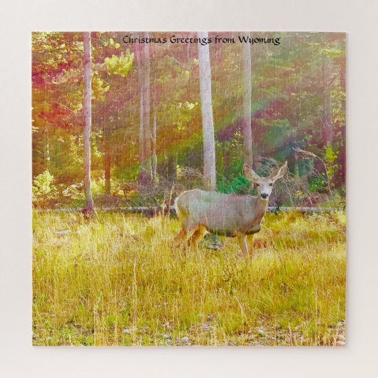 Nous Aimons Le Wyoming. Jigsaw Puzzle (Vertical)