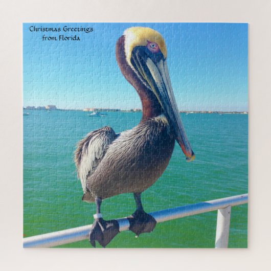 Nous aimons les puzzles de pélicans en Floride (Vertical)