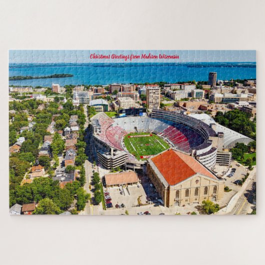 Nous aimons Madison Wisconsin. Puzzle (Horizontal)