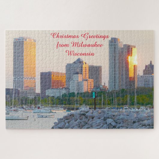 Nous aimons Milwaukee Wisconsin. Puzzle (Horizontal)