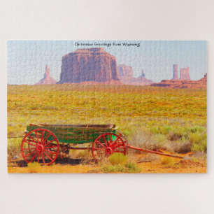 Nous aimons Monument Valley Wyoming. Jigsaw Puzzle