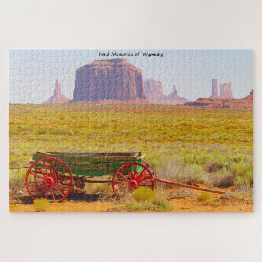Nous aimons Monument Valley Wyoming. Puzzle (Horizontal)