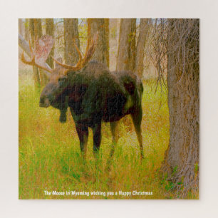 Nous aimons Moose Wyoming. Puzzle