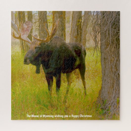 Nous aimons Moose Wyoming. Puzzle (Vertical)
