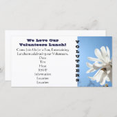 Nous Aimons Nos BÉNÉVOLES Invitations Déjeuner Mer (Devant / Derrière)