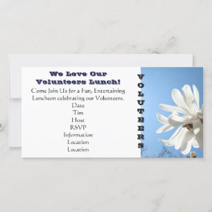 Nous Aimons Nos BÉNÉVOLES Invitations Déjeuner Mer