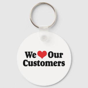 Nous aimons nos clients porte-clés
