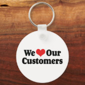 Nous aimons nos clients porte-clés (Recto)