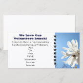 Nous aimons nos invitations de déjeuner de BÉNÉVOL (Devant / Derrière)
