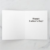 Nous aimons notre carte de Fête des pères papa (Intérieur)