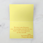 Nous aimons notre maman (2 enfants) Modèle de cart (Intérieur)