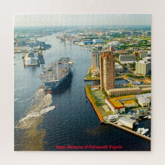 Nous aimons Portsmouth Virginia. Jigsaw Puzzle (Vertical)