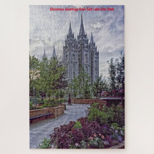 Nous Aimons Salt Lake City Utah Jigsaw Puzzle (Vertical)