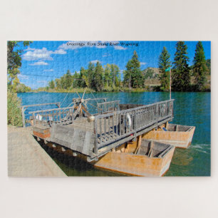 Nous aimons The Ferry Snake River Wyoming. Puzzle