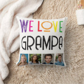 nous aimons "votre texte" coussin d'oreiller (Couverture)