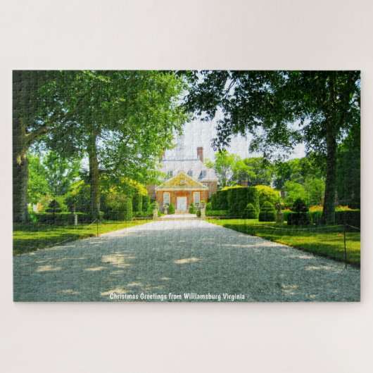 Nous aimons Williamsburg Virginia Jigsaw Puzzle (Horizontal)