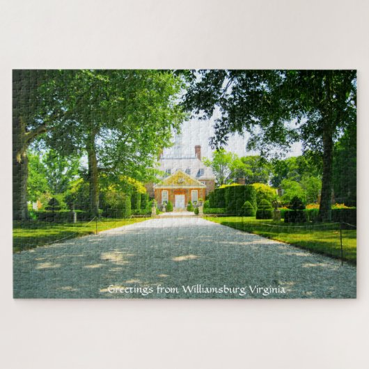 Nous aimons Williamsburg Virginia Jigsaw Puzzle (Horizontal)