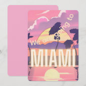 Nous allons au Miami Invitation (Devant / Derrière)